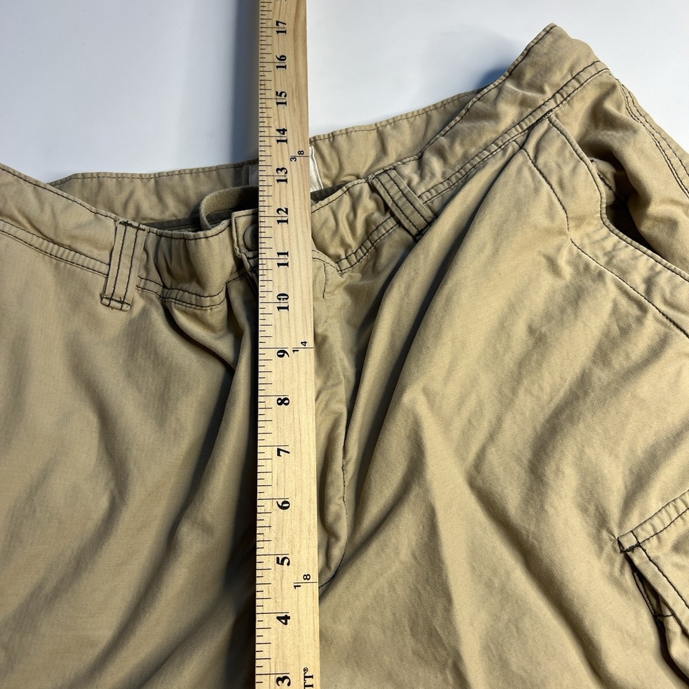 Vtg Y2K‎ Gap Cargo Shorts Men 34 Khaki Canvas Grunge Skate Casual Utility - Picture 7 of 9
